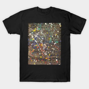 Cool splash acrylic abstract artwork T-Shirt